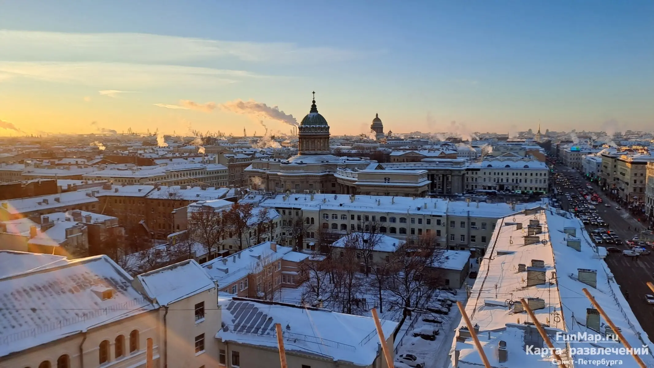 Панорама центра Санкт-Петербурга с Башни городской думы