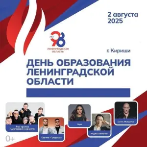 День Ленинградской области в городе Кириши 2025 г.Кириши (Ленинградская область)