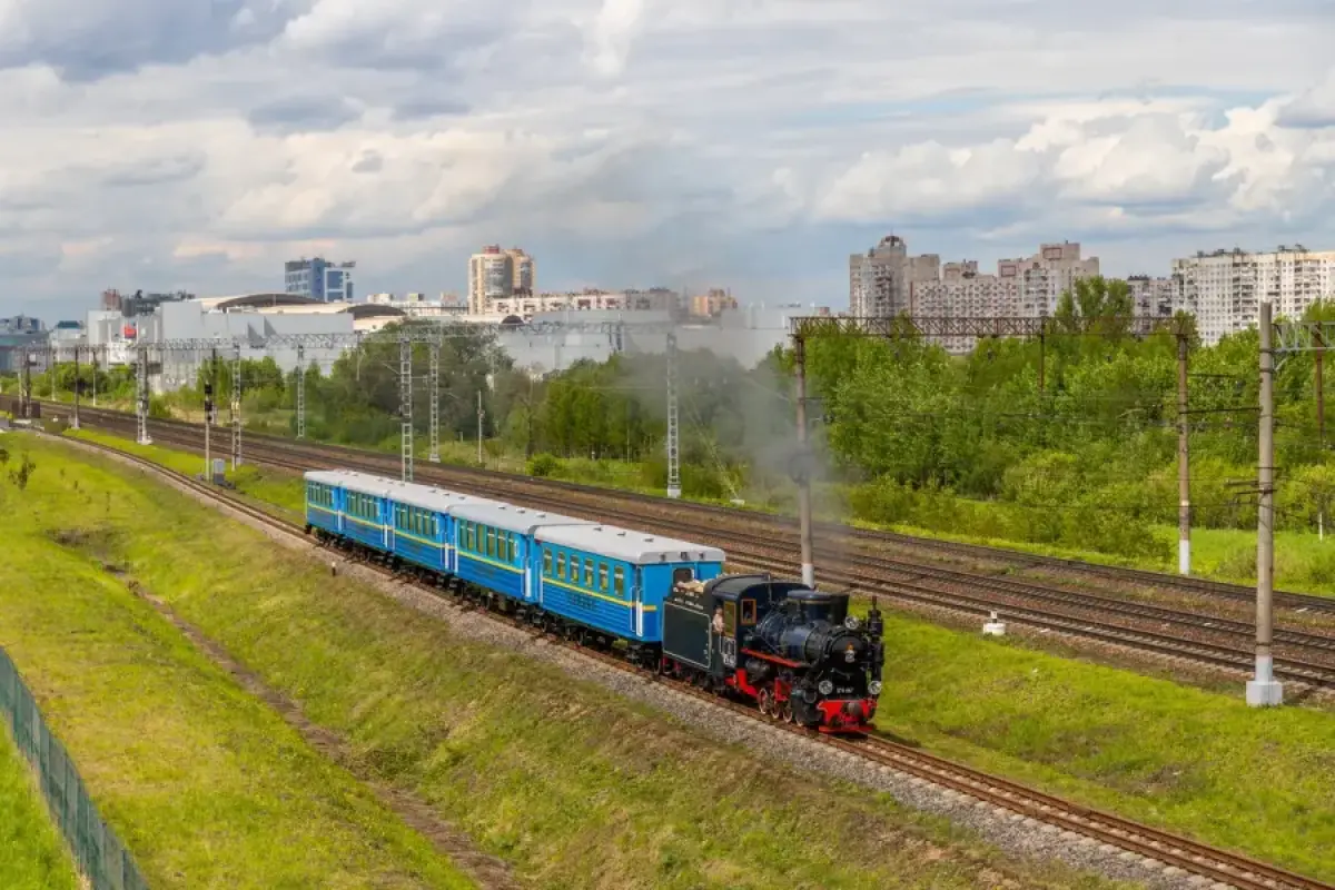 Детская железная дорога для детей. Витебский пр., д.110 (ст. Молодежная)